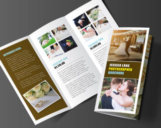 Printable Brochure Template Design, Rack Template, Editable