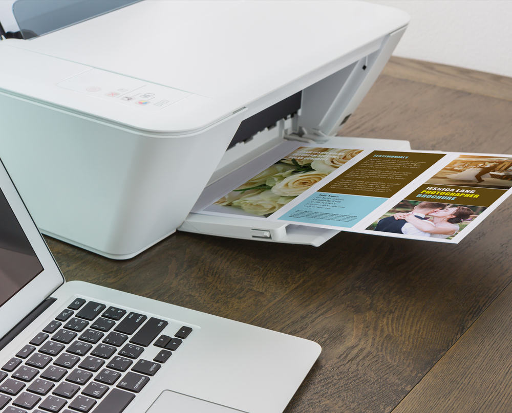 Printable Brochure Template Design, Rack Template, Editable