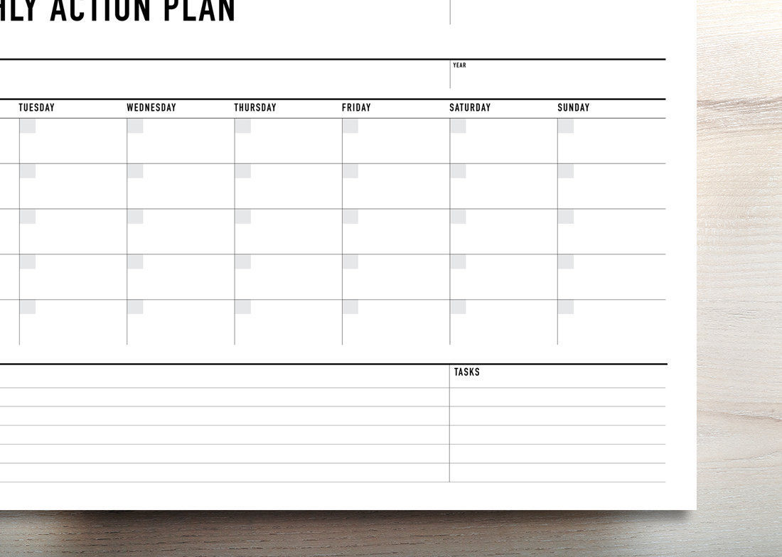 Printable Monthly Planner, A4 Agenda Letter Size Planner, Printable Calendar