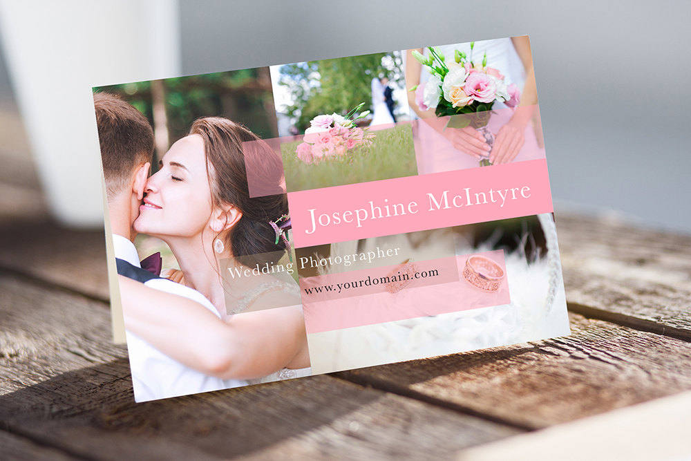 Printable Postcard Template, MS Word template, Photo Card Marketing Kit