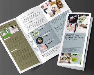 Trifold Brochure Design, Rack Brochure Template, Marketing Kit