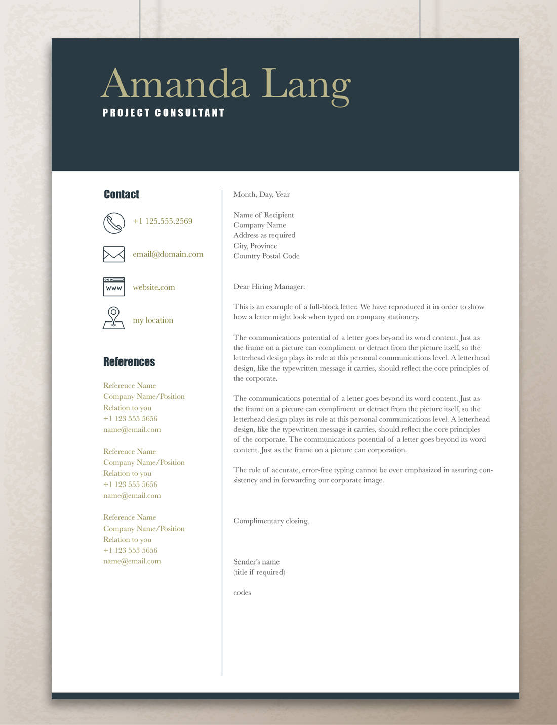 free modern resume templates for microsoft word