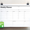 Fillable Weekly Planner, Student Agenda