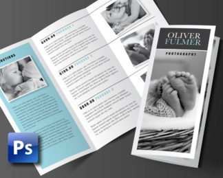 Trifold Brochure Photoshop Template