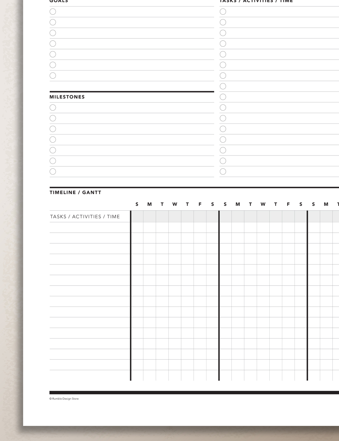 Project Planner, Work Planner, Business Planner, Productivity Planner, Student Planner, College Planner, Academic Planner, Printable Planner, Project Tracker, Gantt Chart, Project Planner, PDF Project Organizer, Project Schedule