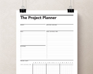 project-planner-printable