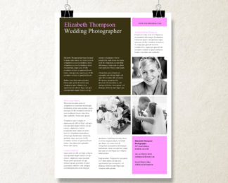 printable brochure, brochure template, template design, ms word, photographer, marketing kit, brochure design, flyer design, Marketing Package, Photo Showcase, flyer brochure, simple brochure, wedding brochure, Logos & Branding
