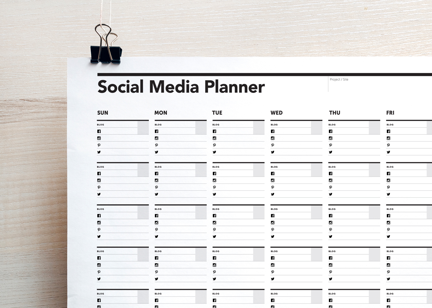 Social Media Planner, Blog Planner, Content Planner, Instagram Plan Tool, Facebook Agenda, Pinterest Plan, Twitter, Monthly Calendar, Marketing Agenda, Media Plan, Social Network Agenda, Weekly Agenda, blog tracker, printable planner