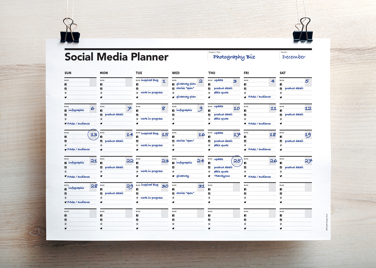 Social Media Planner, Blog Planner, Content Planner, Instagram Plan Tool, Facebook Agenda, Pinterest Plan, Twitter, Monthly Calendar, Marketing Agenda, Media Plan, Social Network Agenda, Weekly Agenda, blog tracker, printable planner