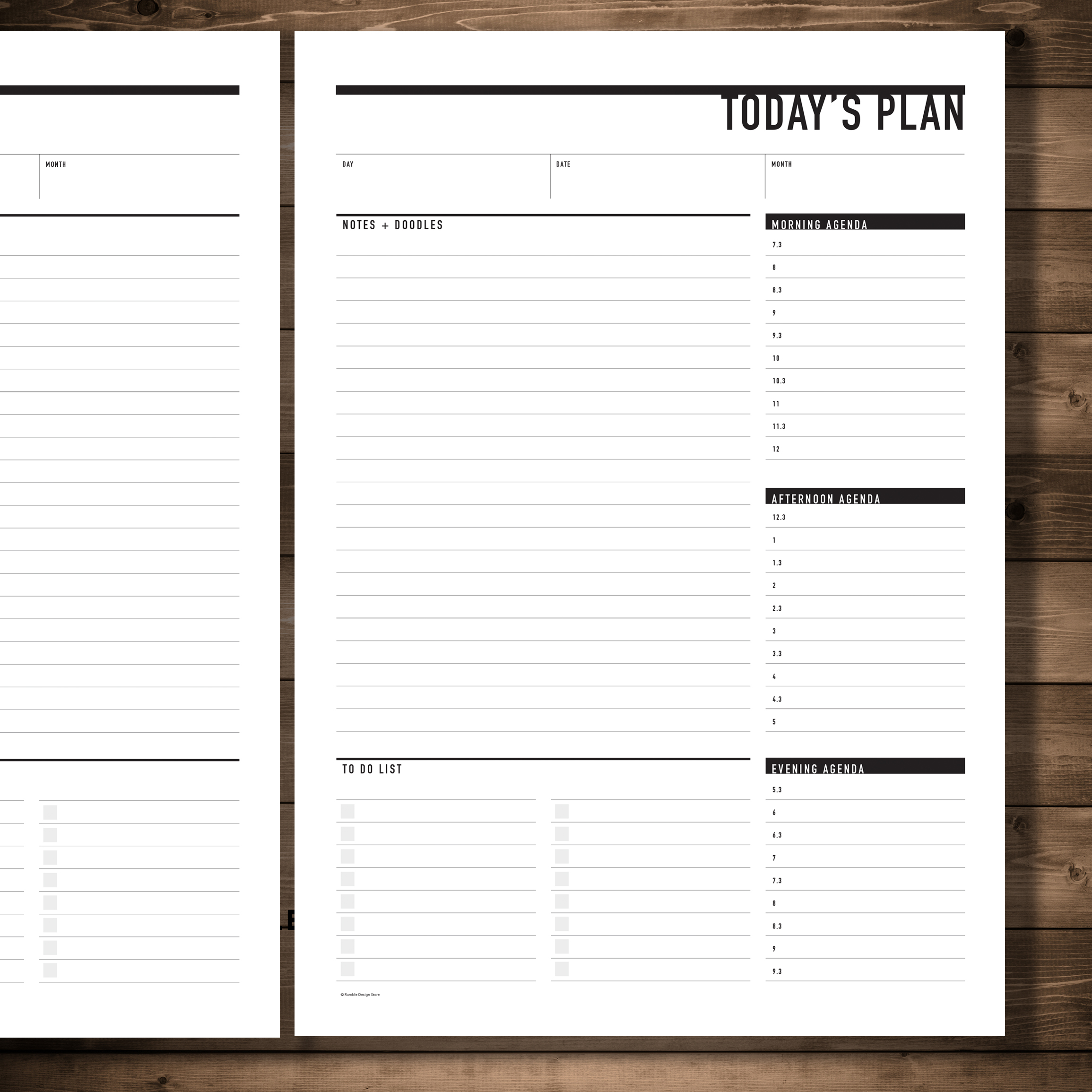 Rumble Design Store, Printable, Weekly Planners, Planners, Calendars, Templates, Branding, Brand Kit, Business Card Templates, Student Planners, Student Agendas, College Planners, College Agendas, Good Notes, Fitness Tracker, Habit Tracker, Fitness Planner, Healthy, Mindful Business, To Do List, Monthly Calendar, Monthly Planner, Weekly To Do List, Project Planner, Project Action