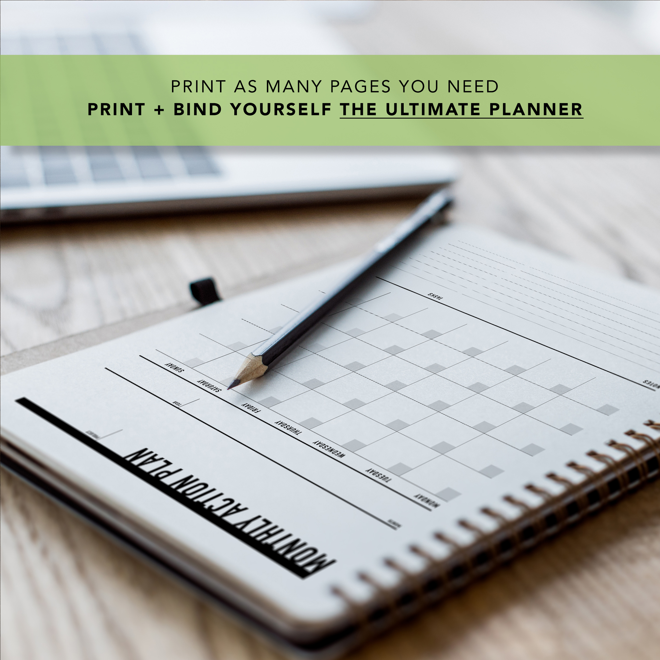 Rumble Design Store, Printable, Weekly Planners, Planners, Calendars, Templates, Branding, Brand Kit, Business Card Templates, Student Planners, Student Agendas, College Planners, College Agendas, Good Notes, Fitness Tracker, Habit Tracker, Fitness Planner, Healthy, Mindful Business, To Do List, Monthly Calendar, Monthly Planner, Weekly To Do List, Project Planner, Project Action