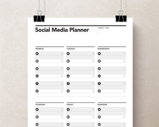 social-media-planner-printable