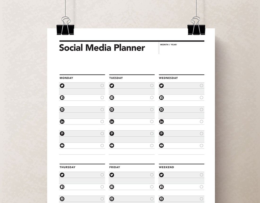 social media planner rumble design store