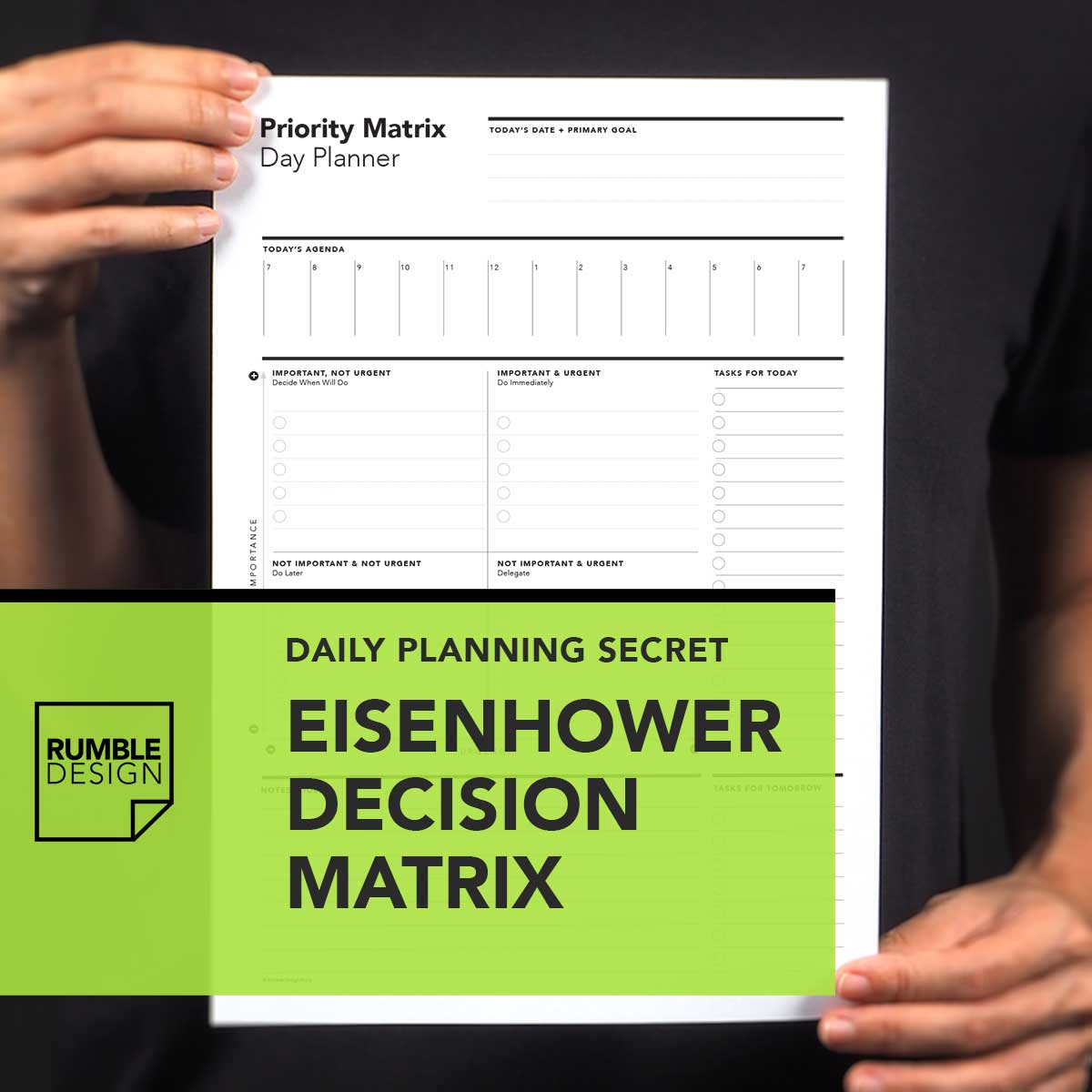 Eisenhower-Decision-Matrix-Priority-Planner