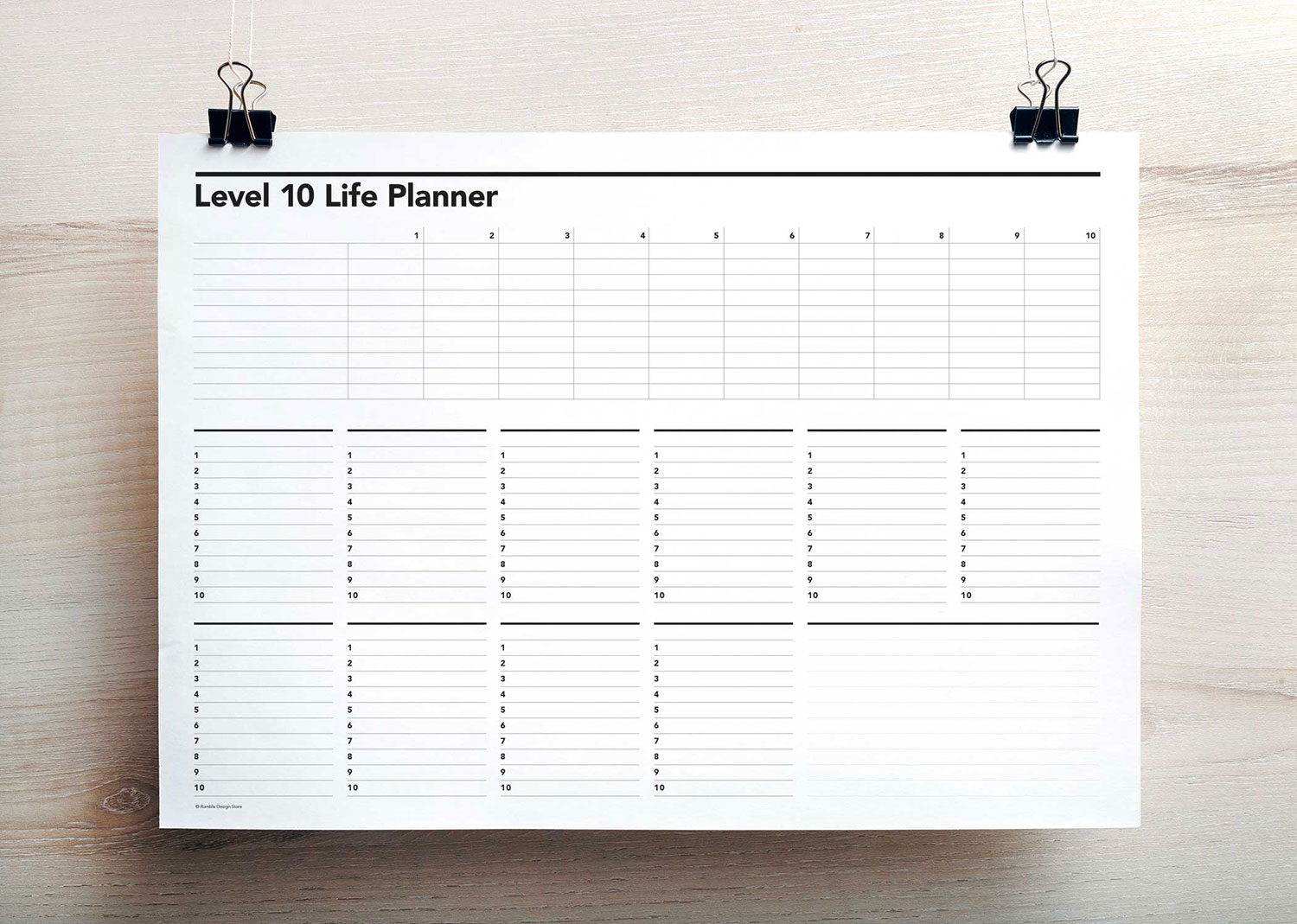 Level 10 Life Planner