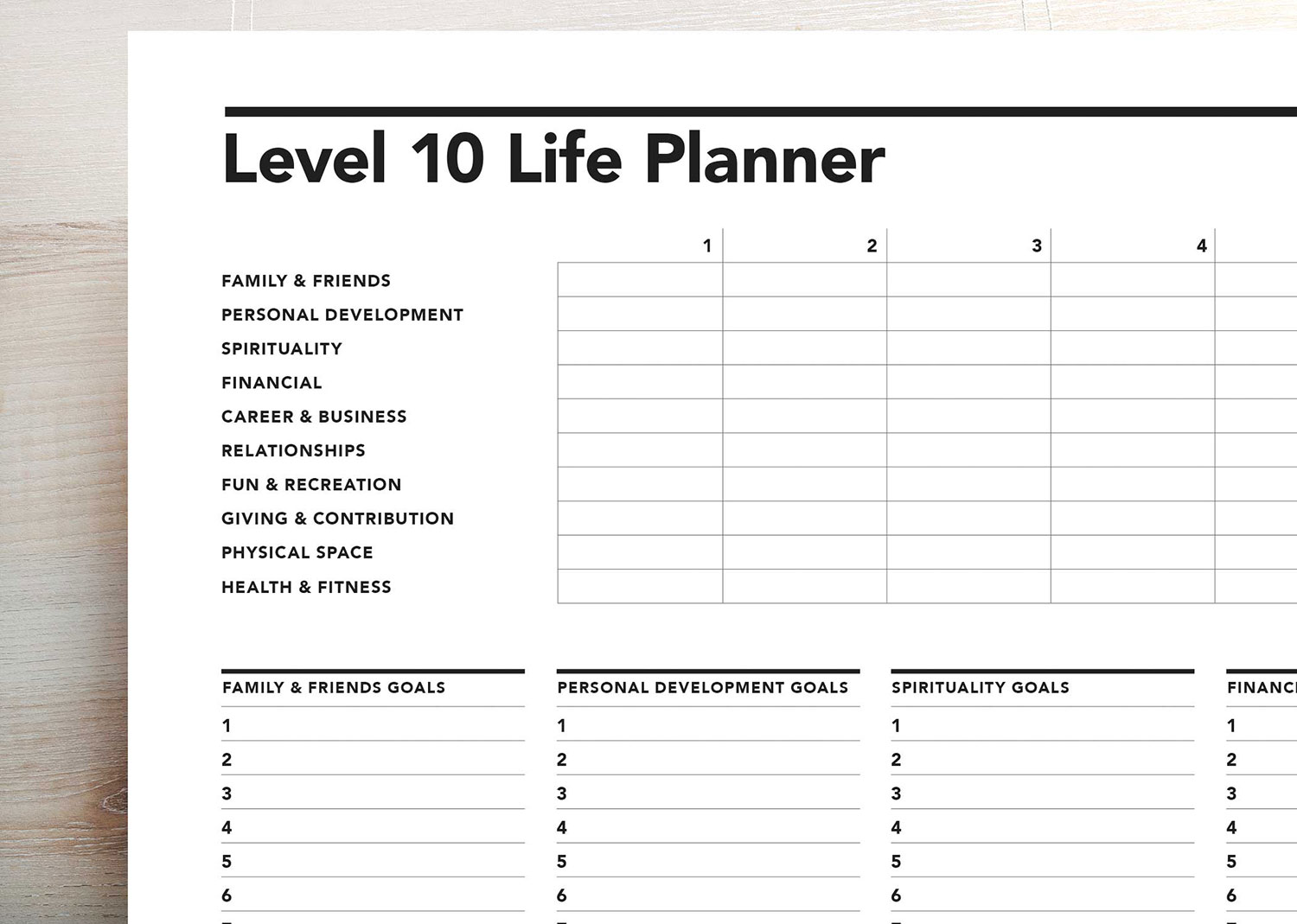 Level 10 Life Planner