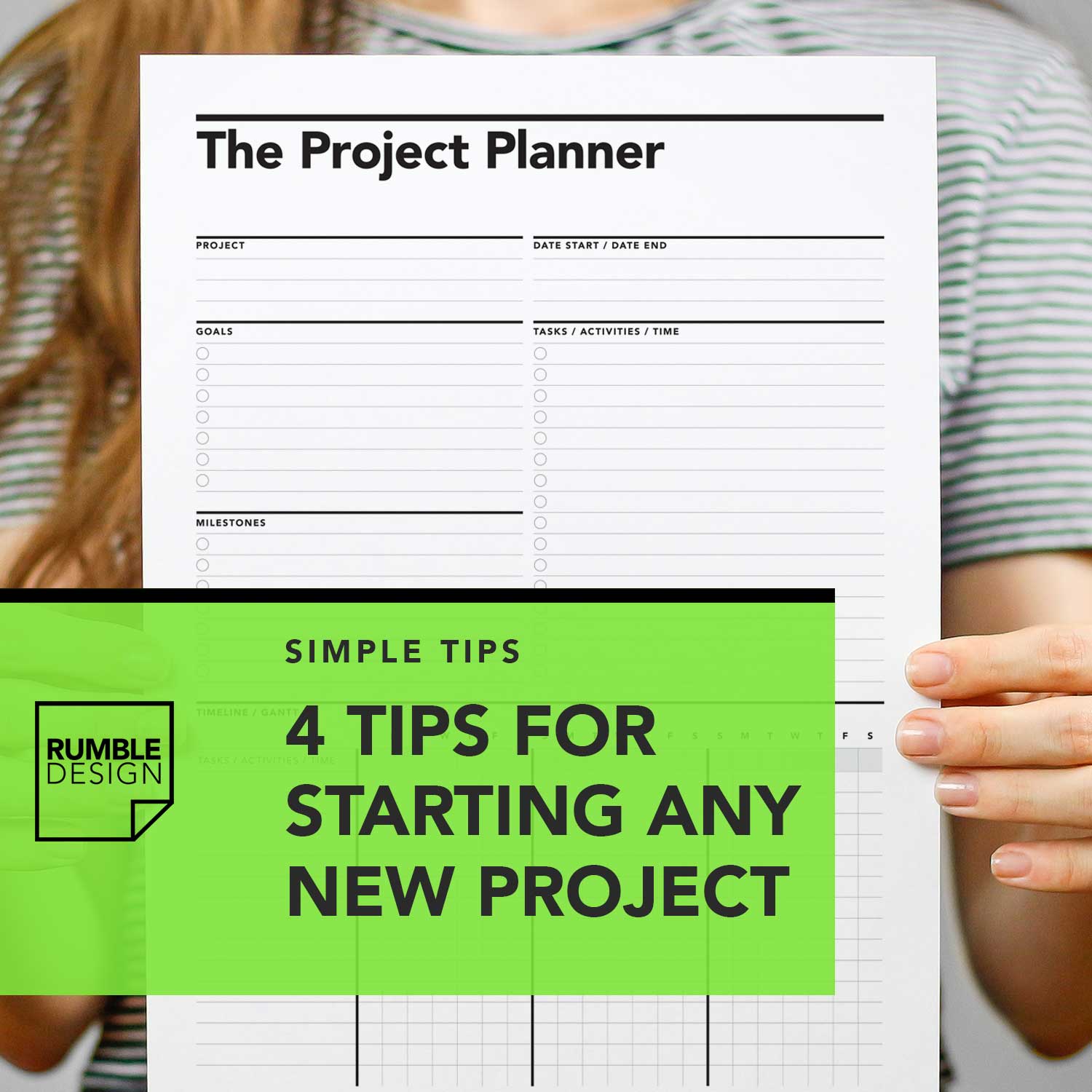 4 Must Know Tips for Starting a New Project | Rumble Design Store